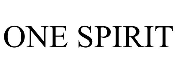 Trademark Logo ONE SPIRIT