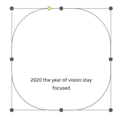  2020 THE YEAR OF VISION STAY FOCUSED
