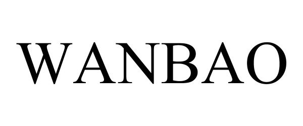 Trademark Logo WANBAO
