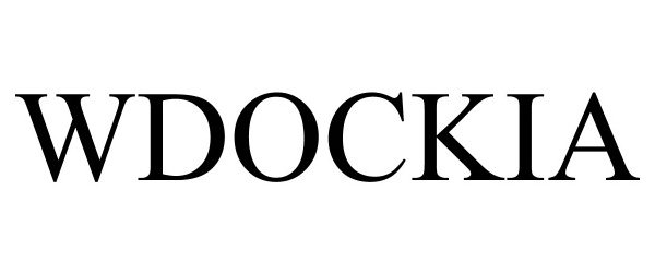 Trademark Logo WDOCKIA