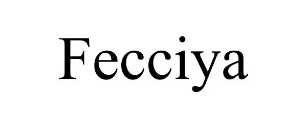 Trademark Logo FECCIYA