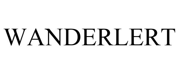 Trademark Logo WANDERLERT