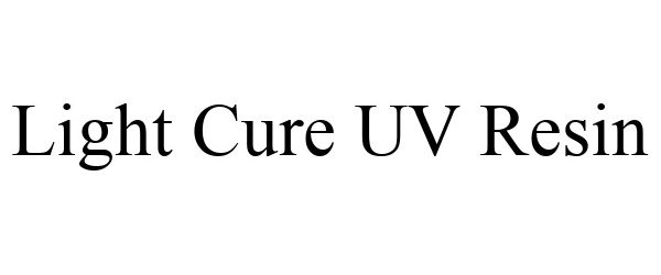  LIGHT CURE UV RESIN