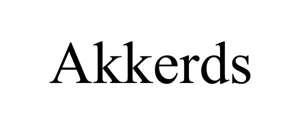 Trademark Logo AKKERDS