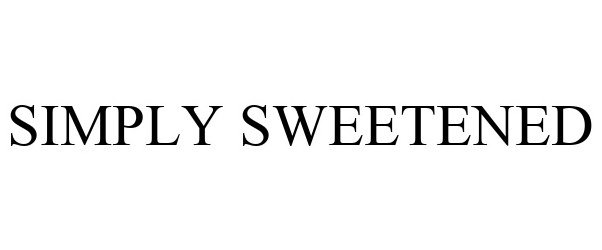  SIMPLY SWEETENED