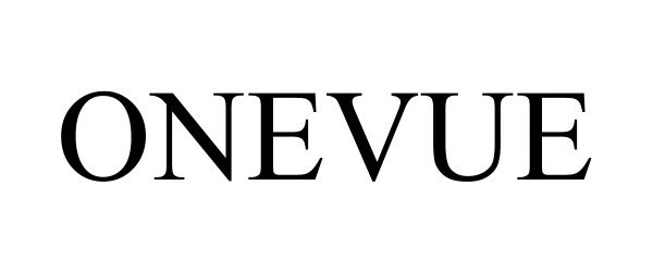 Trademark Logo ONEVUE