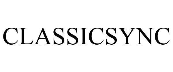 Trademark Logo CLASSICSYNC