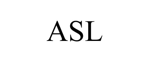 Trademark Logo ASL