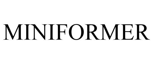 Trademark Logo MINIFORMER