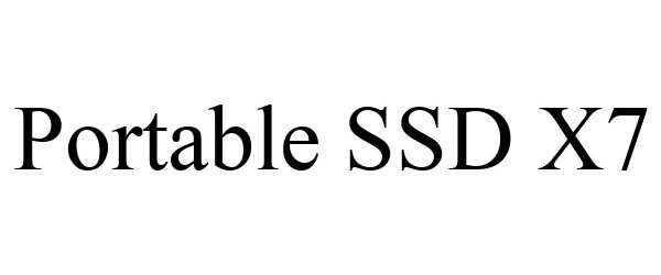  PORTABLE SSD X7