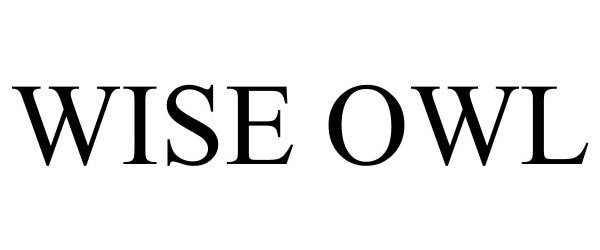 Trademark Logo WISE OWL