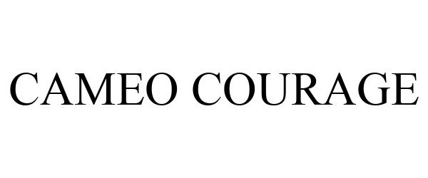 Trademark Logo CAMEO COURAGE