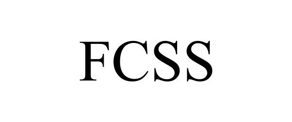 Trademark Logo FCSS