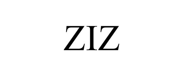 Trademark Logo ZIZ