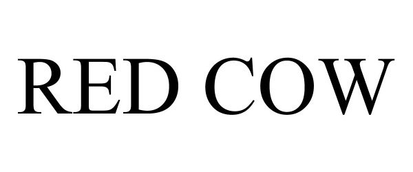 Trademark Logo RED COW