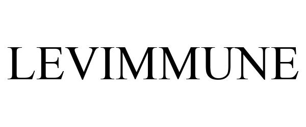 Trademark Logo LEVIMMUNE