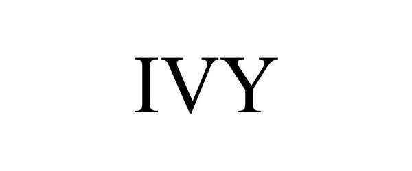 Trademark Logo IVY