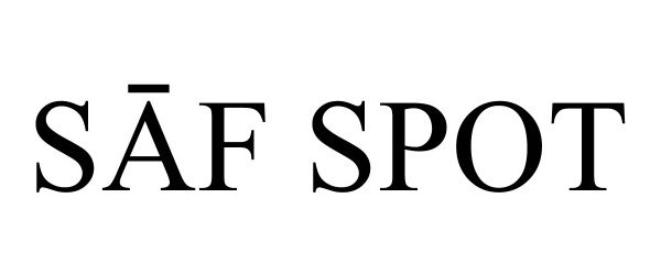 Trademark Logo SAF SPOT
