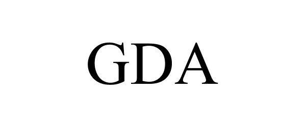 Trademark Logo GDA