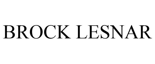 Trademark Logo BROCK LESNAR