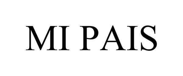 Trademark Logo MI PAIS