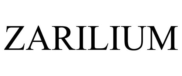 Trademark Logo ZARILIUM
