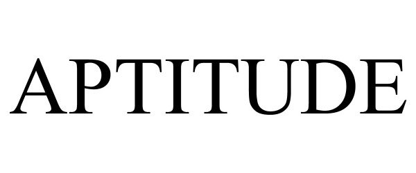 Trademark Logo APTITUDE