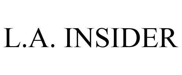 Trademark Logo L.A. INSIDER