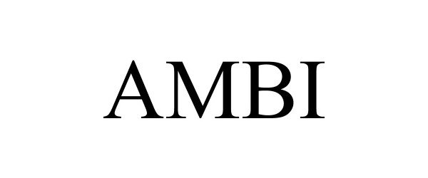 Trademark Logo AMBI