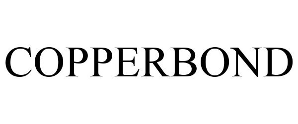 Trademark Logo COPPERBOND