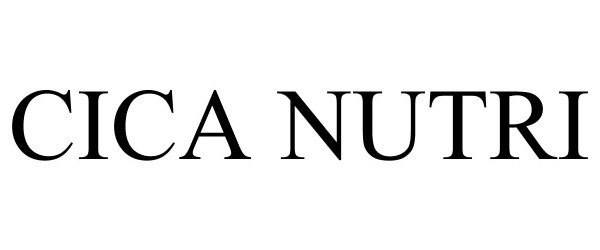 Trademark Logo CICA NUTRI
