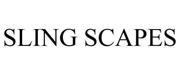 Trademark Logo SLING SCAPES