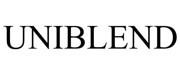 Trademark Logo UNIBLEND