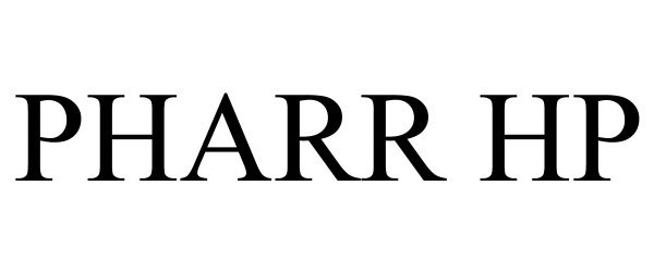 Trademark Logo PHARR HP
