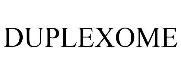 Trademark Logo DUPLEXOME