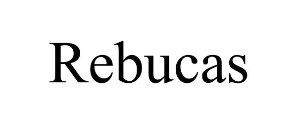 Trademark Logo REBUCAS