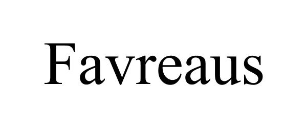 Trademark Logo FAVREAUS