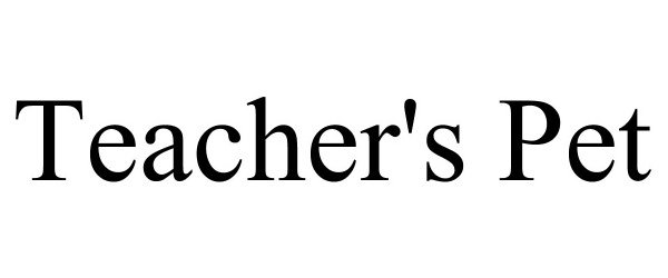 Trademark Logo TEACHER'S PET