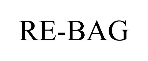 Trademark Logo RE-BAG
