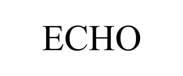 Trademark Logo ECHO