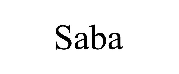 Trademark Logo SABA