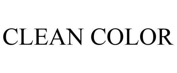 Trademark Logo CLEAN COLOR