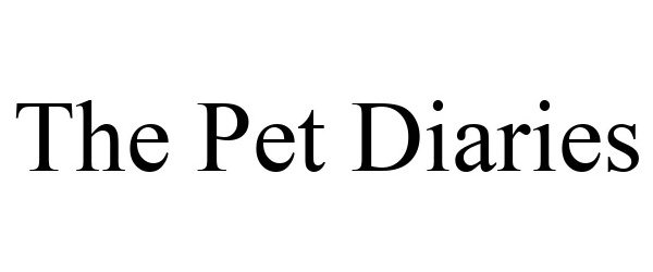 Trademark Logo THE PET DIARIES