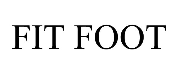 Trademark Logo FIT FOOT