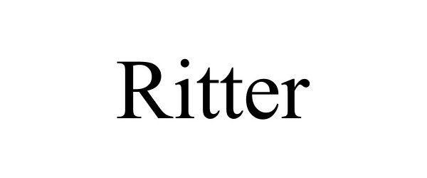 Trademark Logo RITTER