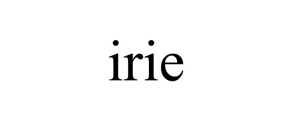 Trademark Logo IRIE