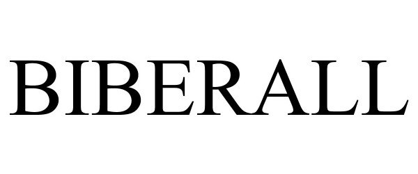 Trademark Logo BIBERALL