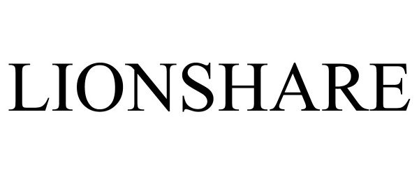 Trademark Logo LIONSHARE