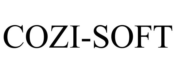 Trademark Logo COZI-SOFT