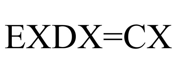 Trademark Logo EXDX=CX